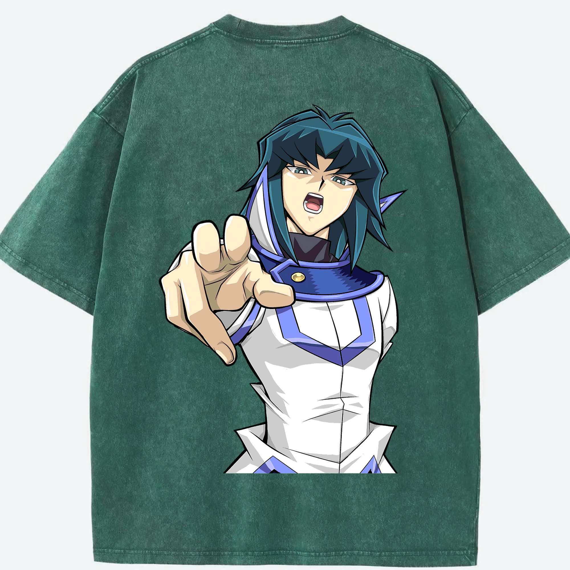 （画像用） 遊☆戯☆王 Yu-Gi-Oh! 綿100% ヴィンテージ風 半袖Tシャツ（背面プリント）